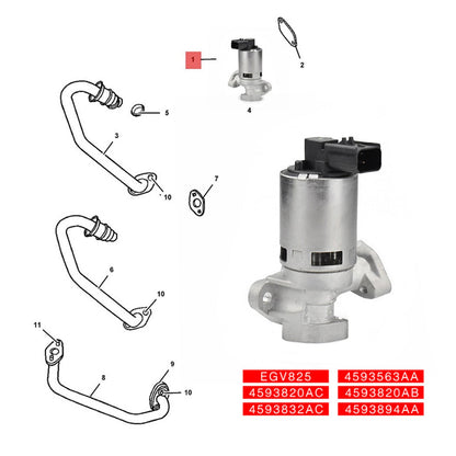 Dodge Avenger Magnum EGR Valve 4593894AA 4593563AA for Chrysler
