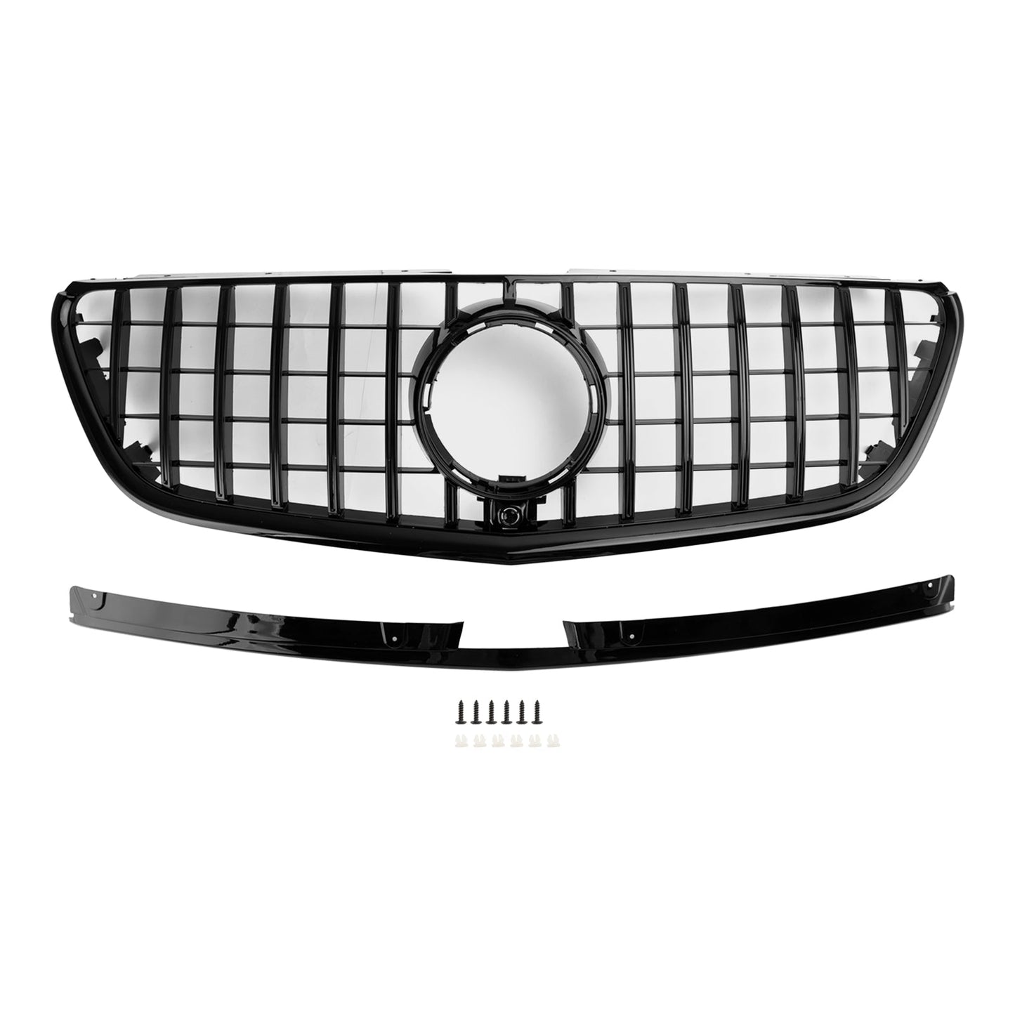 2015-2019 Mercedes Benz Vito W447 111CDI 114CDI 116CDI 119CDI GT Stlye Front Bumper Grill Gloss Black Grill