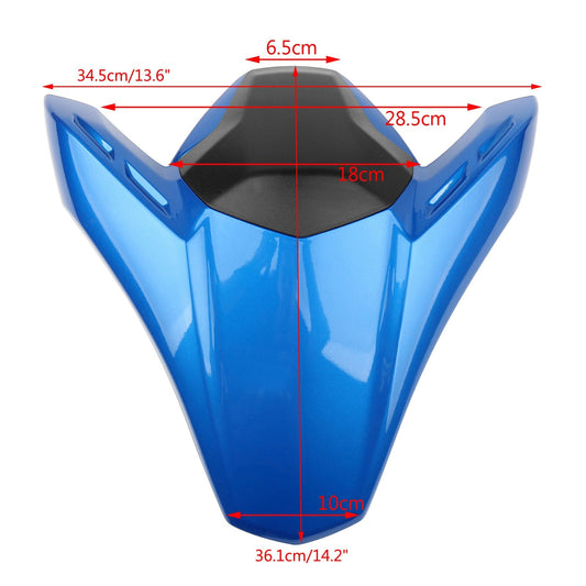 Capot de carénage de siège arrière en ABS, compatible avec Kawasaki Z900 Z ABS 2017-2019, bleu