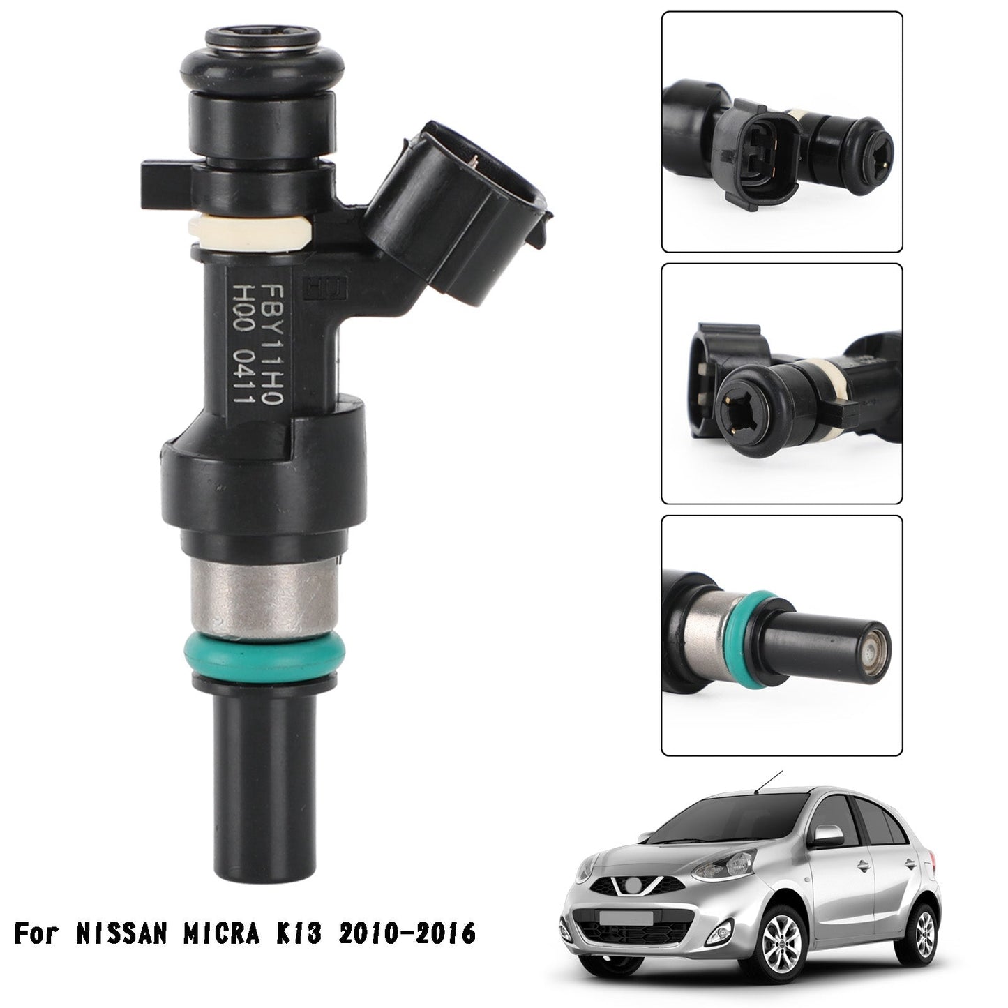 Injecteurs de carburant Nissan Micra K13 2010-2016 4 pièces FBY11H0 FBY1010 16600-1HC0A