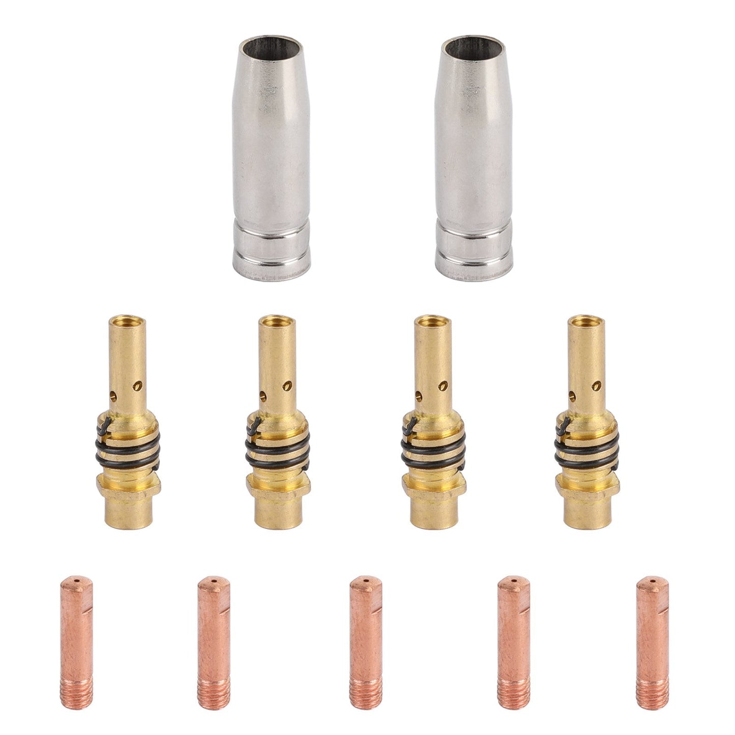 Porte-buse MB15 15AK 15 AK, pointe 0.8mm 0.03 ", pistolet MIG-200, 11 pièces
