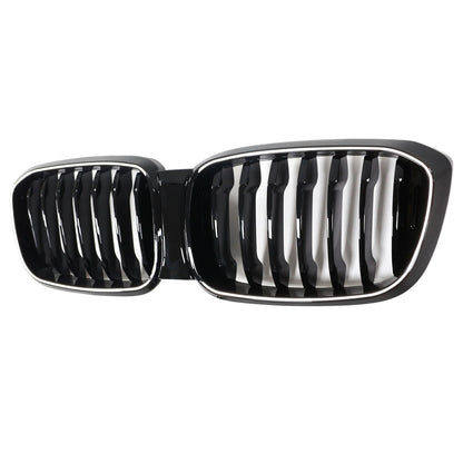 2018-2021 Gloss Black Front Kidney Mesh Grill Grille Fit BMW X4 G02 X3 G01 G08