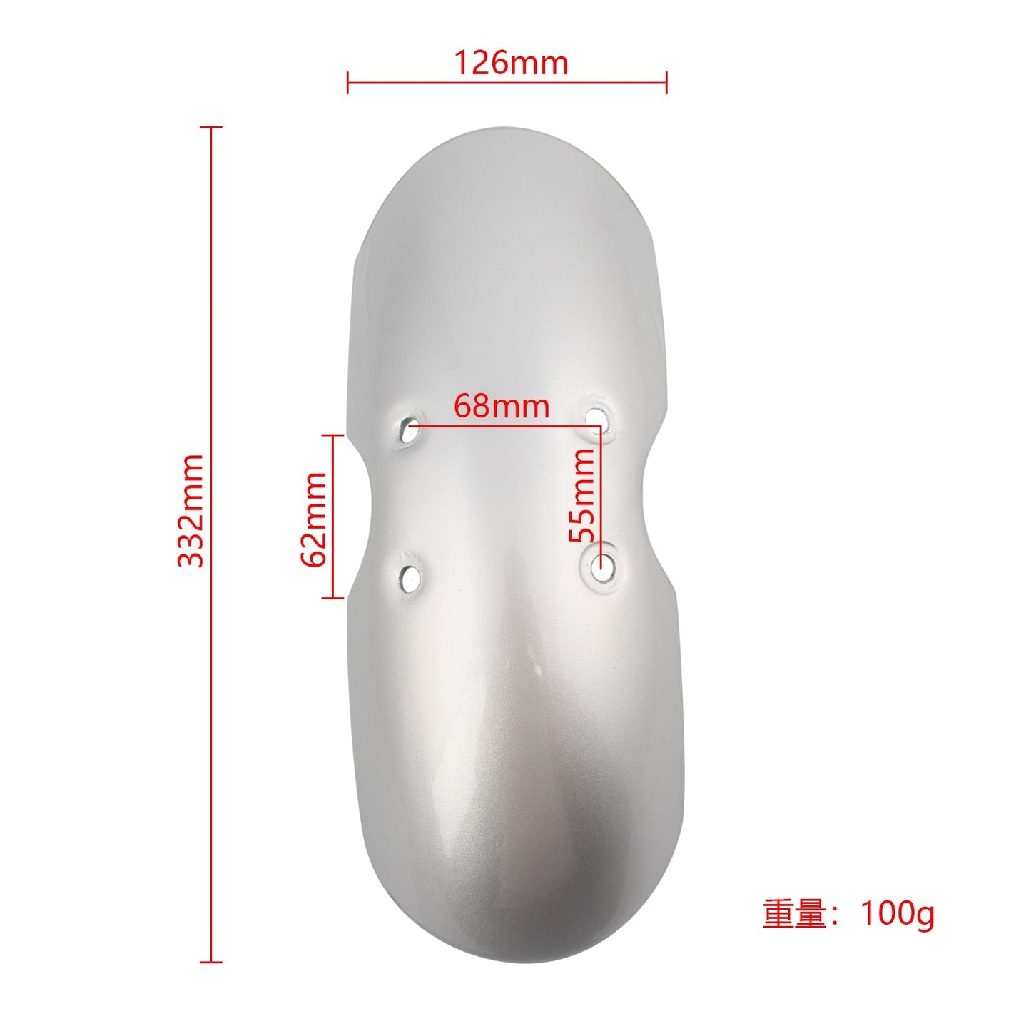 Guardabarros delantero para Bonneville T100 Scrambler Thruxton 2001-2016