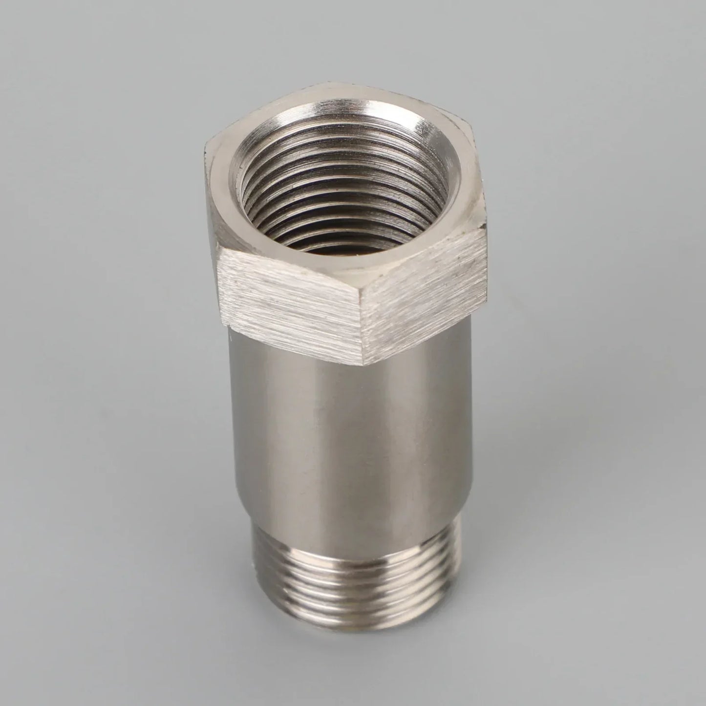 4 piezas M18 x 1,5, 45 mm, tapón espaciador para sensor de oxígeno O2, tubo de prueba, adaptador extensor CEL