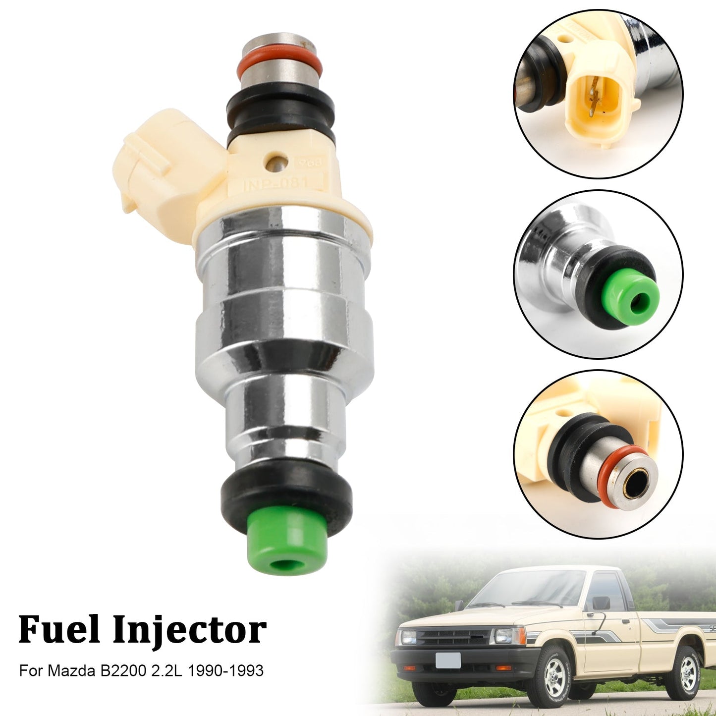 Injecteur de carburant Mazda B2200 2,2 L 1990-1993 INP-081 F2G8-13-250 INP081 F2G813250
