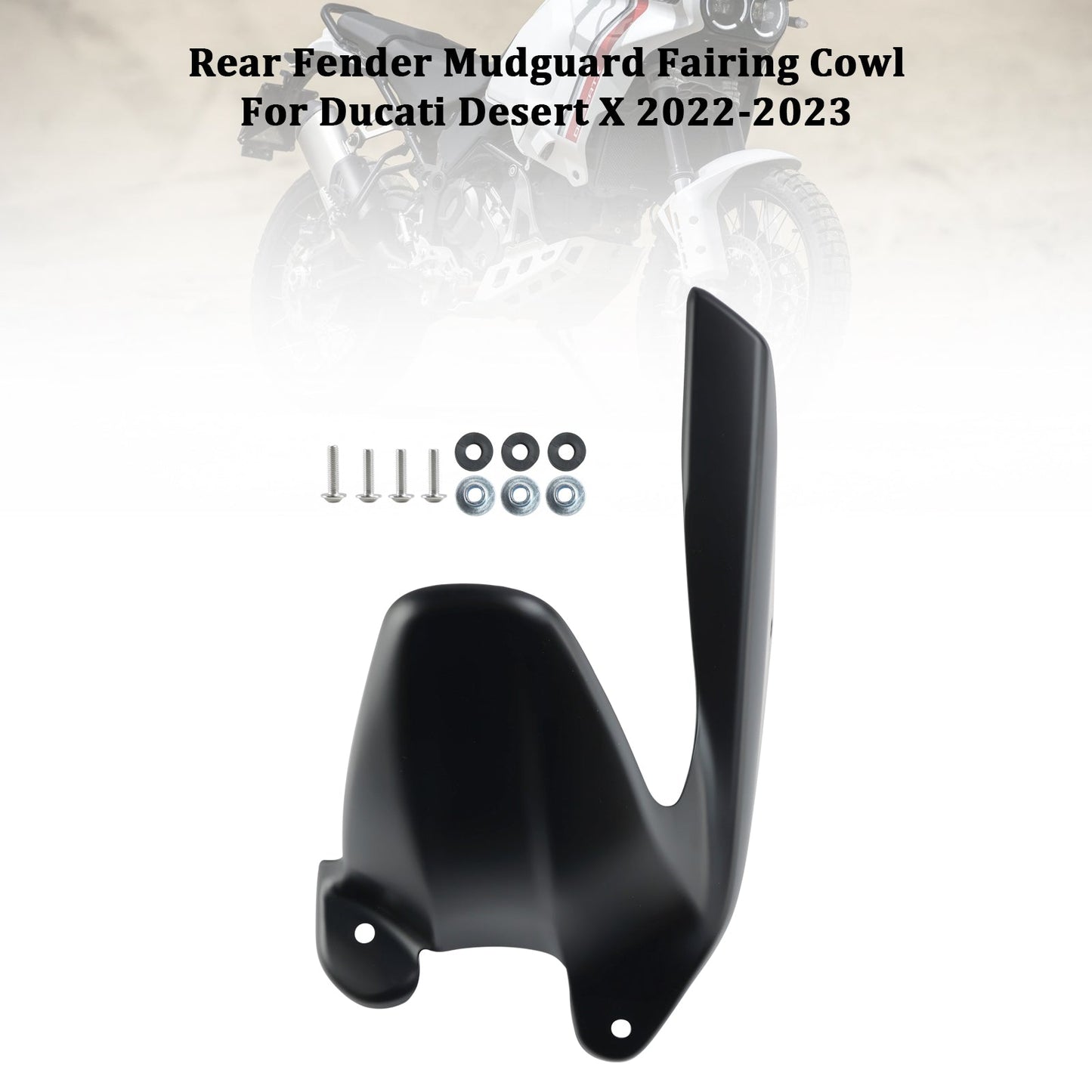 Guardabarros trasero y carenado para Ducati Desert X 22-23