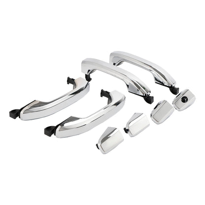 2016-2018 Chevrolet Silverado 1500 Custom 4pcs Exterior Door Handle Chrome 14575050
