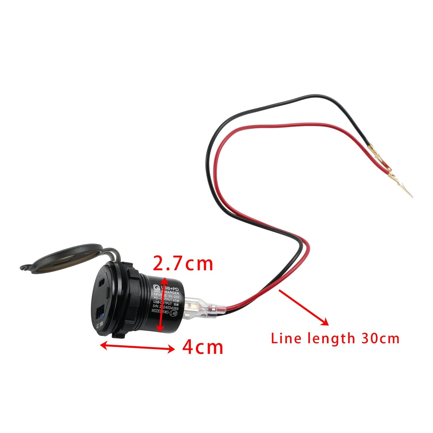 23-24 Yamaha PG-1 12V Socket Charger USB+C Type Quick