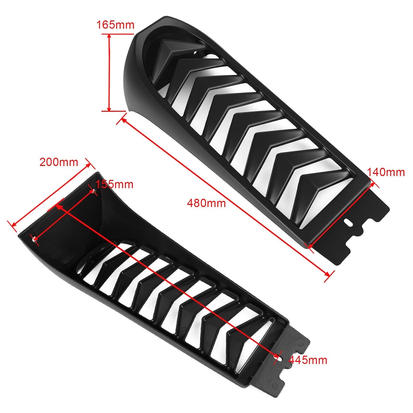 Front Chin Spoiler Lower Radiator Cover for Softail Breakout Fat Bob 2018-2021