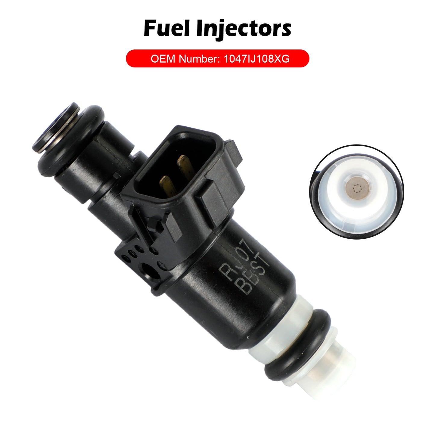 Inyector de combustible Suzuki Quadracer 450 LTR450 2006-2009, compatible con LT-R450 1047IJ108XG