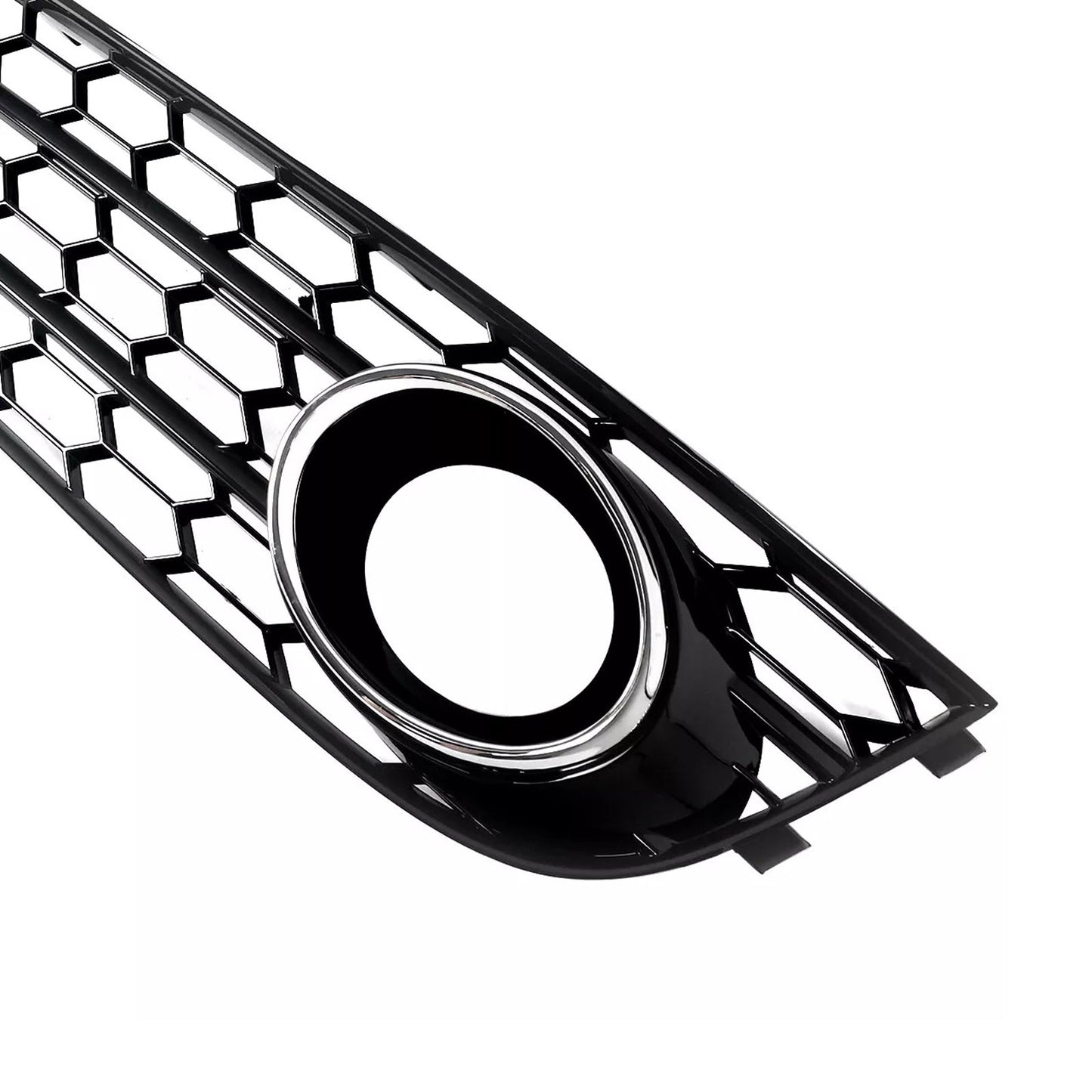 2010-2015 Audi A4 Allroad B8 Chrome Front Bumper Honeycomb Fog Grille Cover