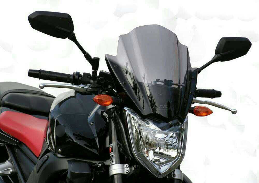 Support de guidon universel pour pare-brise de moto Harley Smoke (7/8" et 1")