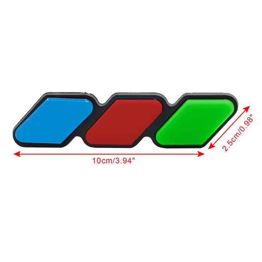 Toyota Tacoma TRD Tundra RAV4 Tri-Color Grille Badge Emblem Car Accessories