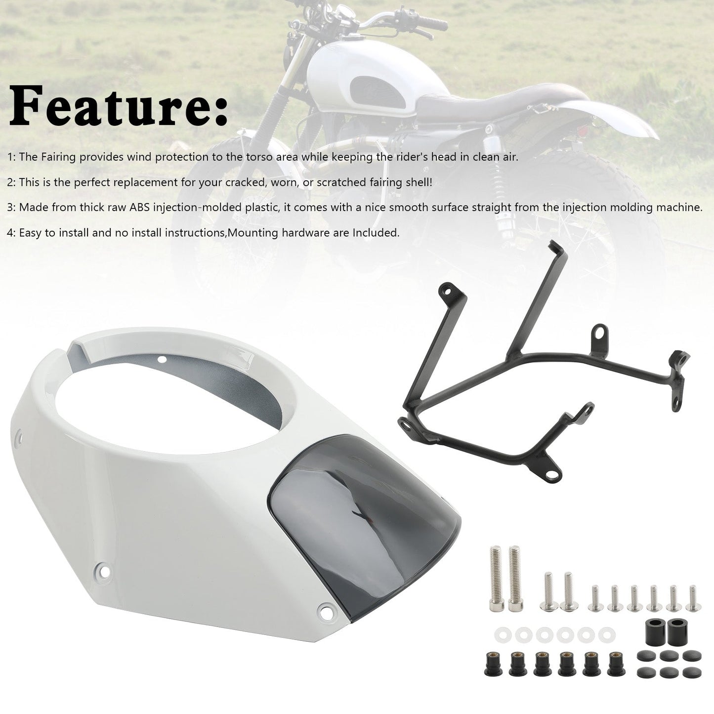 Headlight Windshield Fairing Windscreen For For Honda CL300 2023