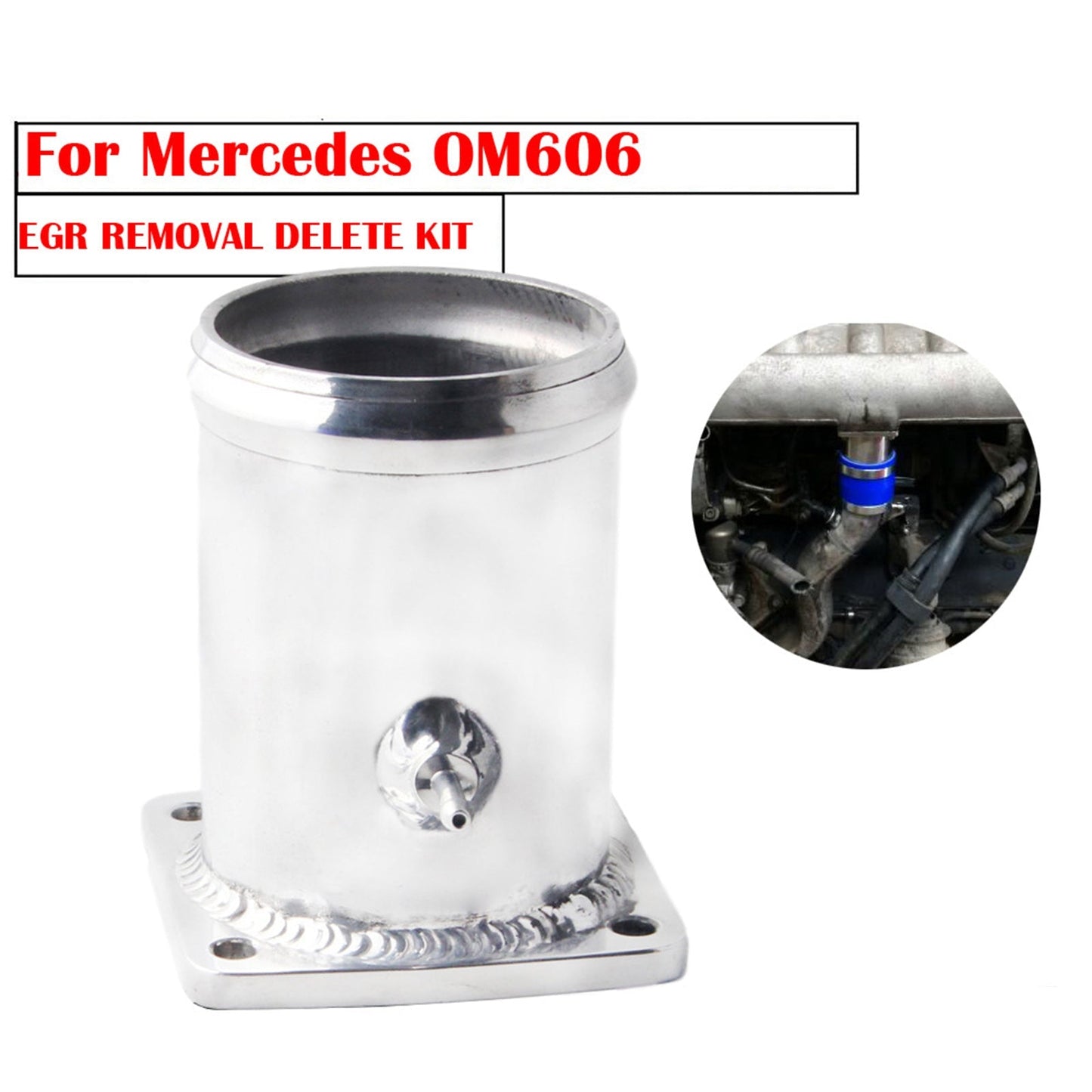 Benz E300 W210 S210 OM606 3.0 TD Engine EGR Blanking Blank Kit