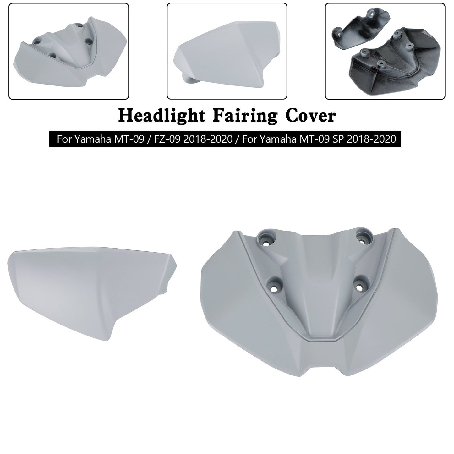 Headlight Fairing Windshield Cover For For Yamaha MT-09 FZ09 MT-09 SP 2018-2020