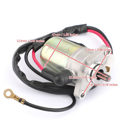 Can-Am BOMBARDIER 02-06 DS50 Mini 49cc DS90 Mini 83cc & 03-04 Quest 50 49cc Starter Motor Engine Starting 9-Spline Assosary