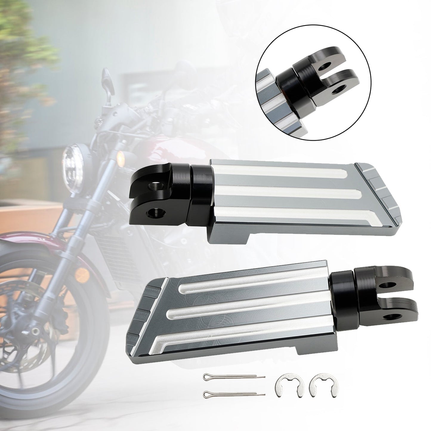 Repose-pieds avant pour Rebel 1100 CM1100 CMX 1100 DCT/MT 2021-2023