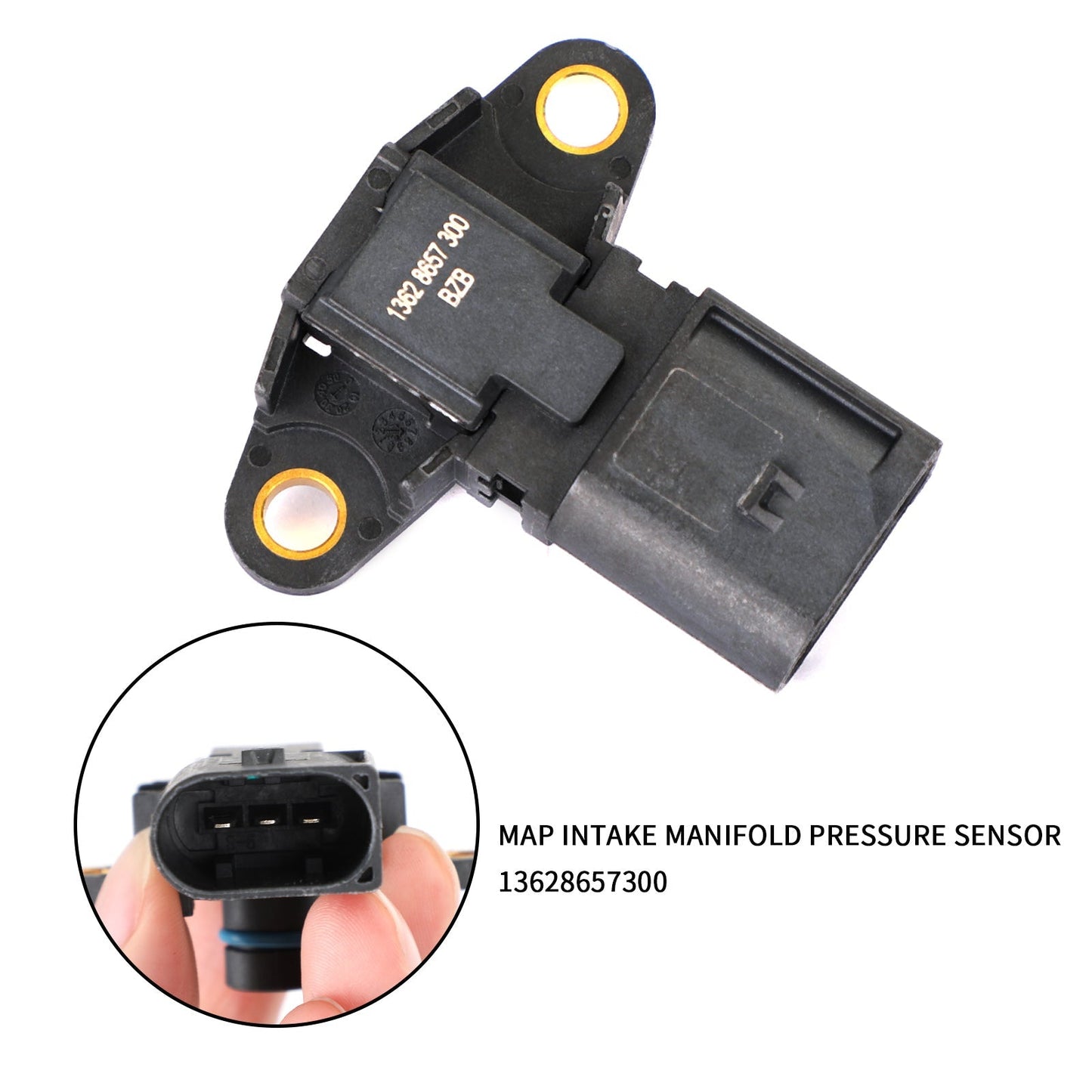 Sensor de presión de admisión de aire (MAP) para BMW Serie 1, 3, 5, 6 y 7 (2002-2013) 13628657300