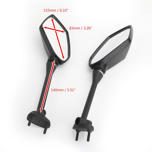 Paire de rétroviseurs gauche et droit pour Kawasaki EX650 Ninja 650 ER-6F 09-16 EX400 ZX1000