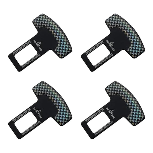 Lot de 4 clips pour ceinture de sécurité de voiture, silencieux et alarme, universels, pour tous les modèles