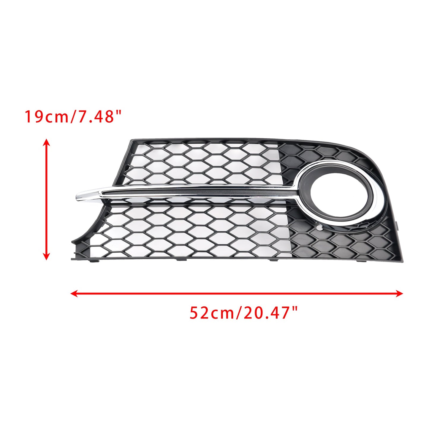 2011-14 Chrome Front Bumper Fog Light Grille Fit Audi TT MK2 S-Line TTS