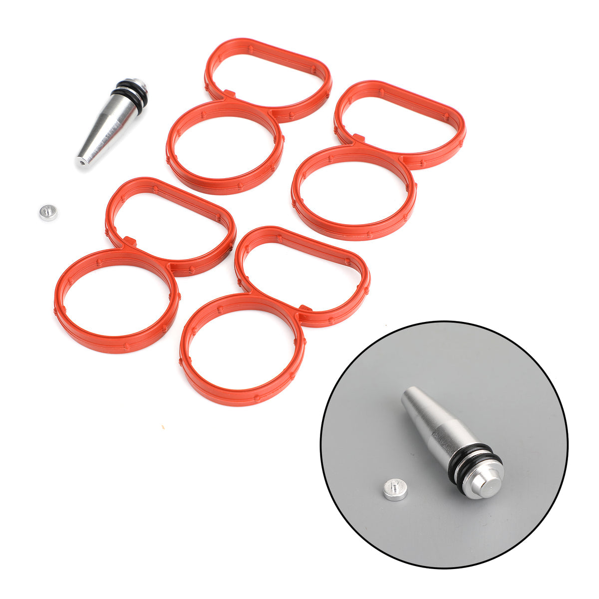 2006-2010 X3 E83 LCI 1.8d 2.0d Swirl Flap Flaps Plug Blank Removal Replacement With Gaskets
