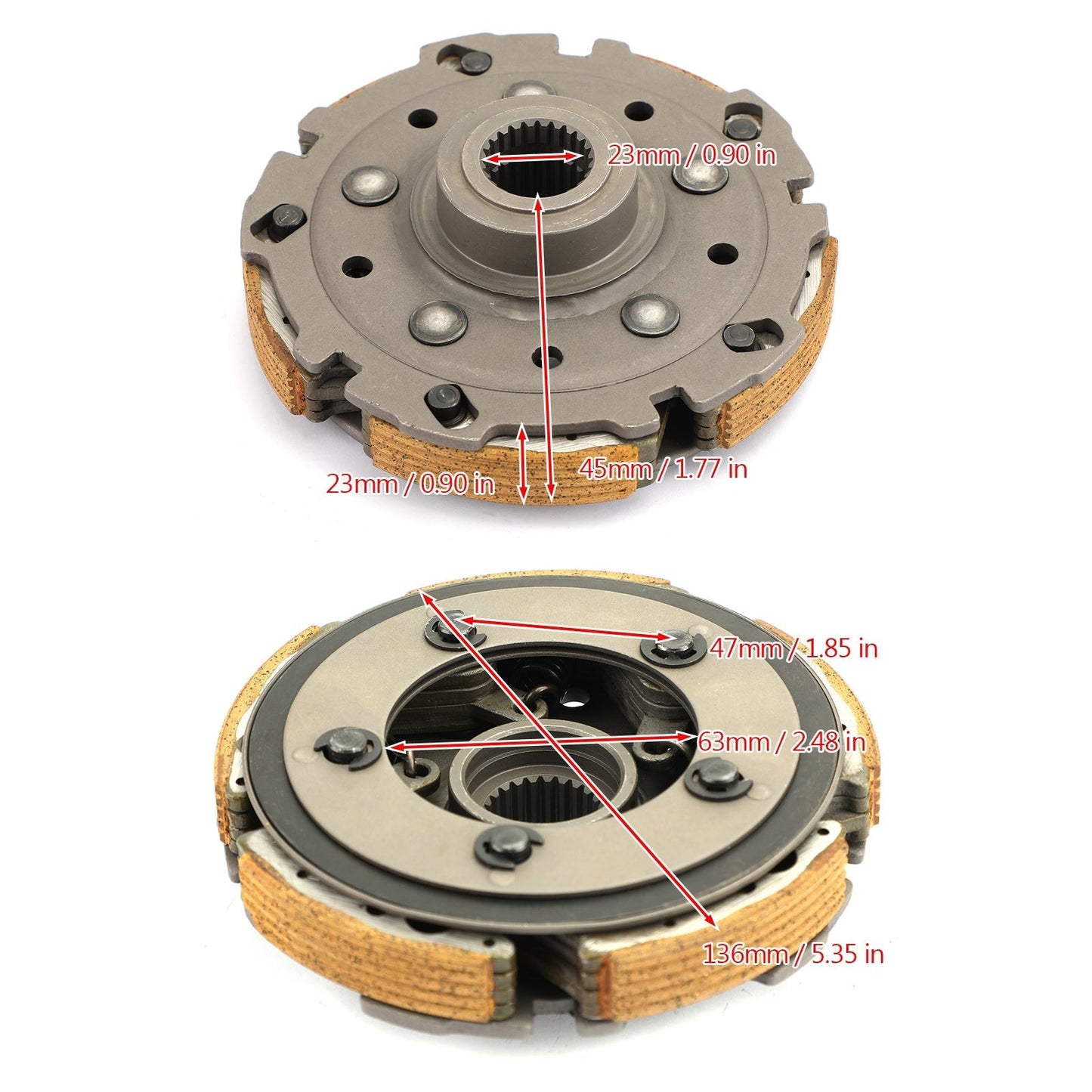 CFMOTO CF188 CF196 X6 X5 500 600 Complete Clutch Shoes Weight Set & Spring