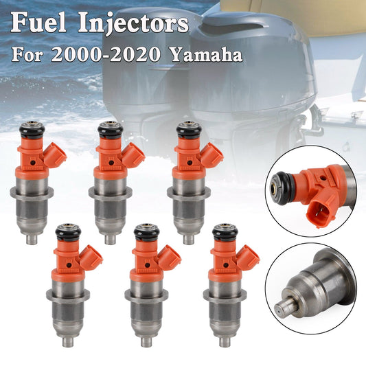 6 inyectores de combustible 68F-13761-00-00 para motores fueraborda Yamaha HPDI de 150-200 HP E7T05071