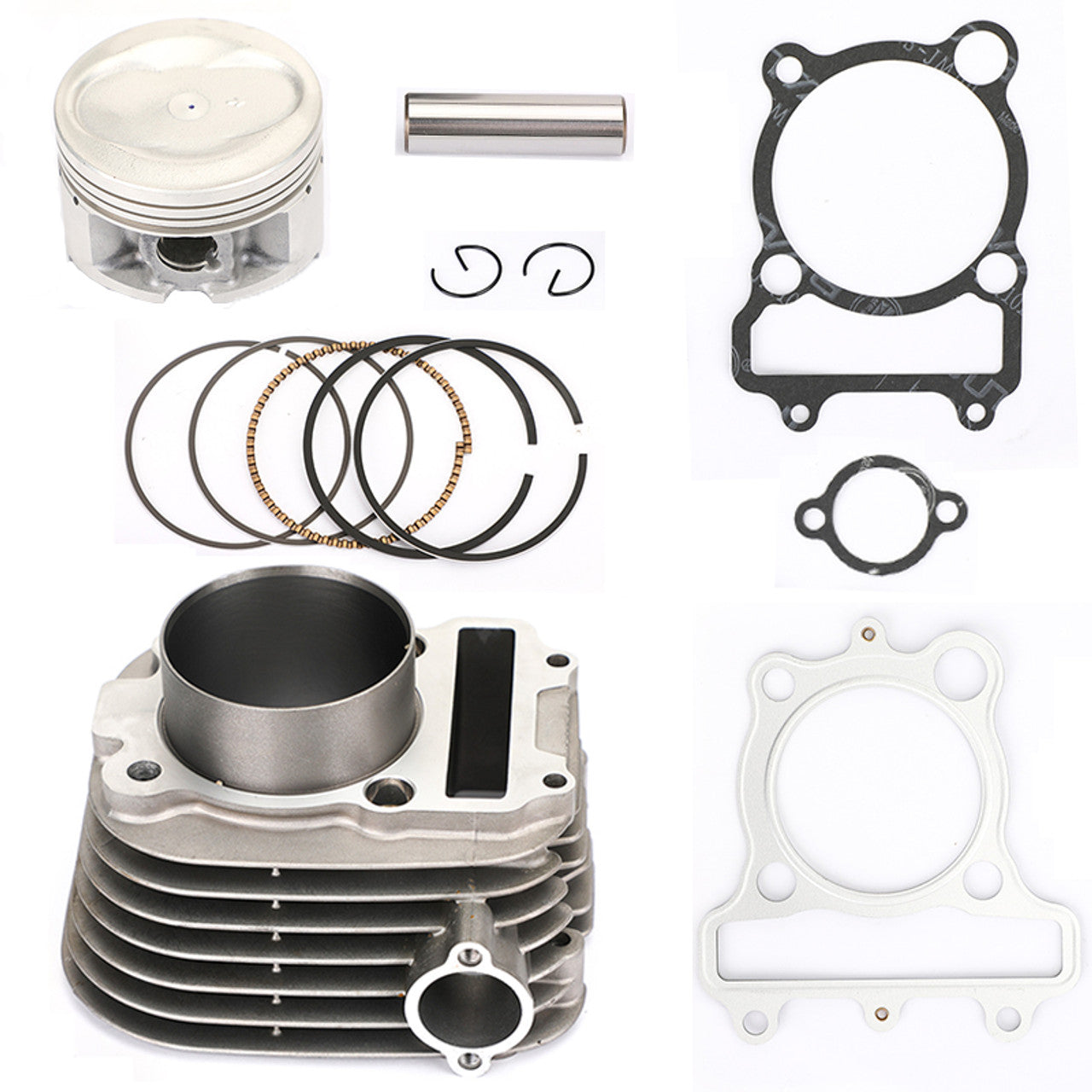 Kit de joint de piston et de cylindre supérieur pour Yamaha Bear Tracker 250 YFM250 STD 71 mm 229,6 cm³ 1999-2004 4BD-11310-01-00