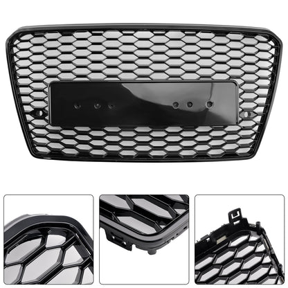 2010-2015 RS7 Style Honeycomb Sport Mesh Hex Grill Grille Fit Audi A7/S7 Black