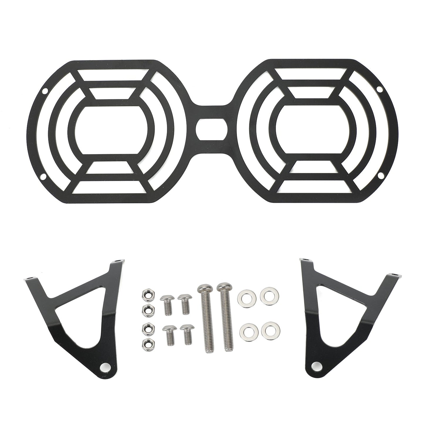 Grille de protection de phare avant noire pour Guzzi V85Tt 18-21 19