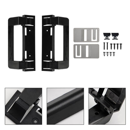 2x RV Refrigerator Door Handle Holder Grip Black Hardware For Dometic 3316882900
