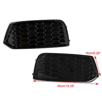2018-2022 Audi Q5 Standard Version 80A807679D 80A807679DRU6 2PCS Front Bumper Cover Grille Grill Bezel Insert Generic