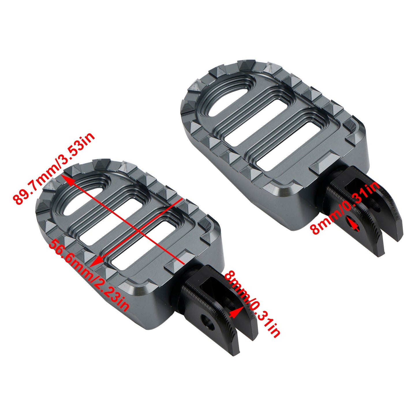 Reposapiés delanteros Speedmaster 2018-2023 Rocket 3GT 2020-2023 Estriberas