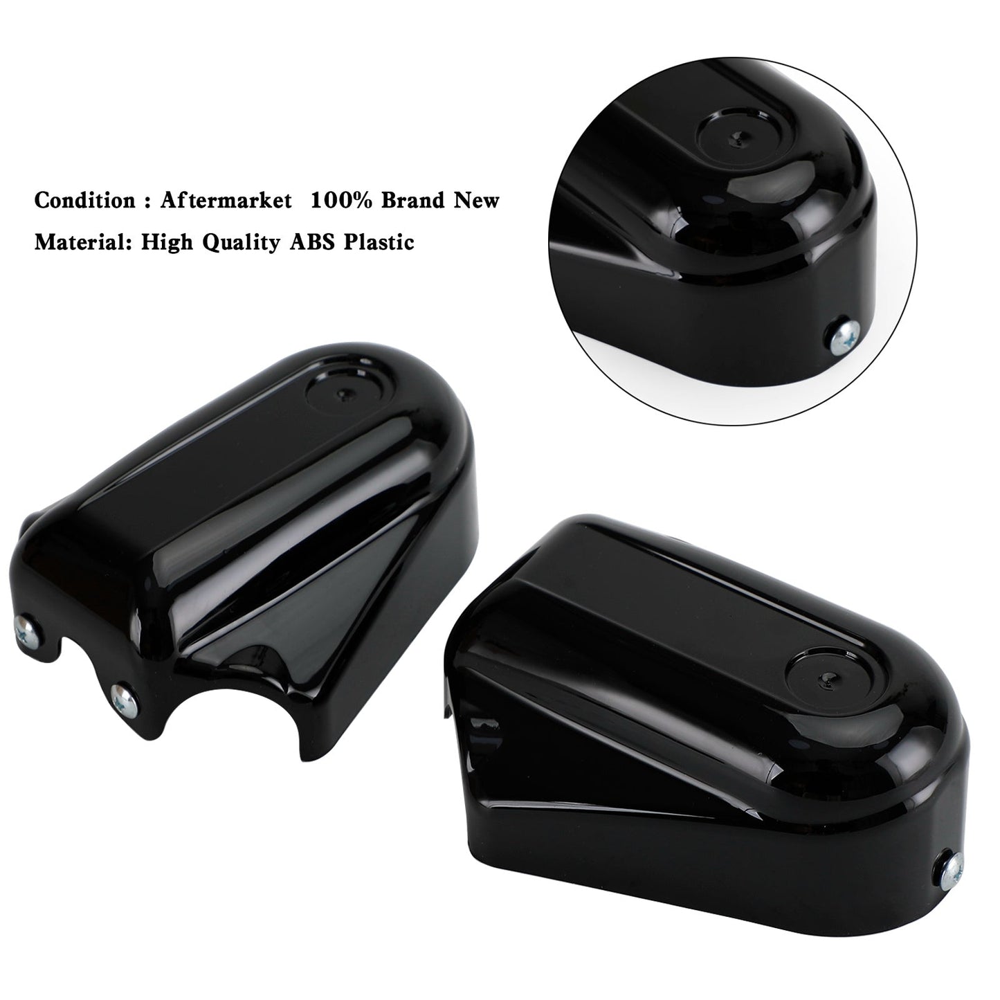 Bar Shield Rear Axle Covers Swingarm For Softail FLS FLSTN 2008-2020