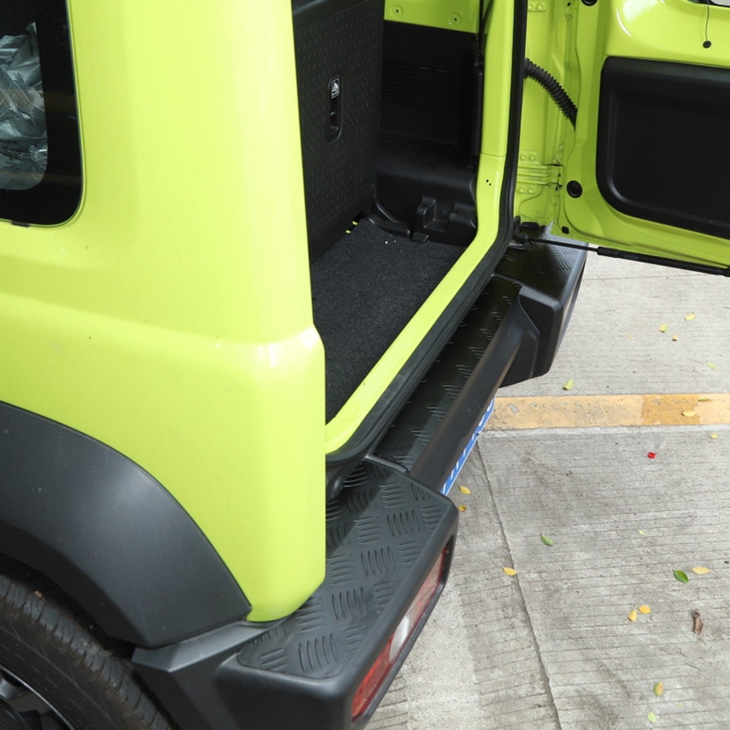 2019-2023 Suzuki Jimny Sierra JB74 3xBlack Alloy Rear Bumper Protector Guard Panel Trim