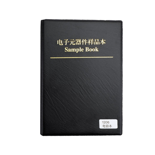 Libro de muestra de condensadores SMD1206 80 valores * 25 piezas = 2000 piezas Kit de condensadores SMD