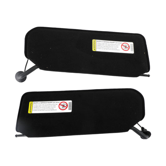 1997-2004 C5 Corvette 8Cyl, 5.7L Sun Visor Vanity Mirror C5 Black Sunvisors Pair Shaded 10442033 10442034
