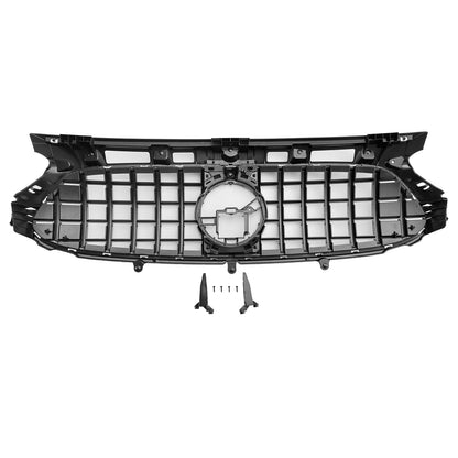 2020-2023 Mercedes Benz GLA-Class H247 GLA250 AMG Line GTR Grill Front Bumper Replacement Black Grille
