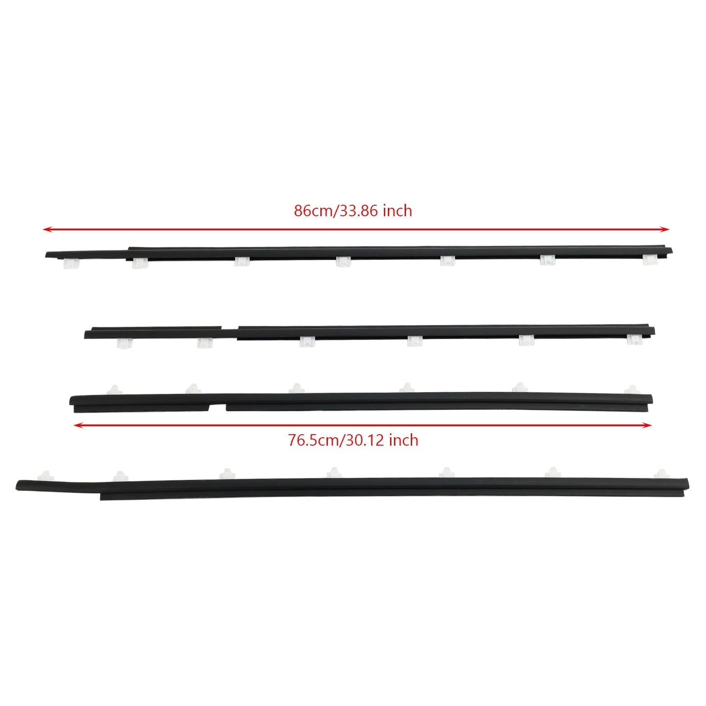 1990-1998 Toyota Land Cruiser FJ80 FZJ80 HZJ80 6821060010 Burlete exterior para correa de puerta