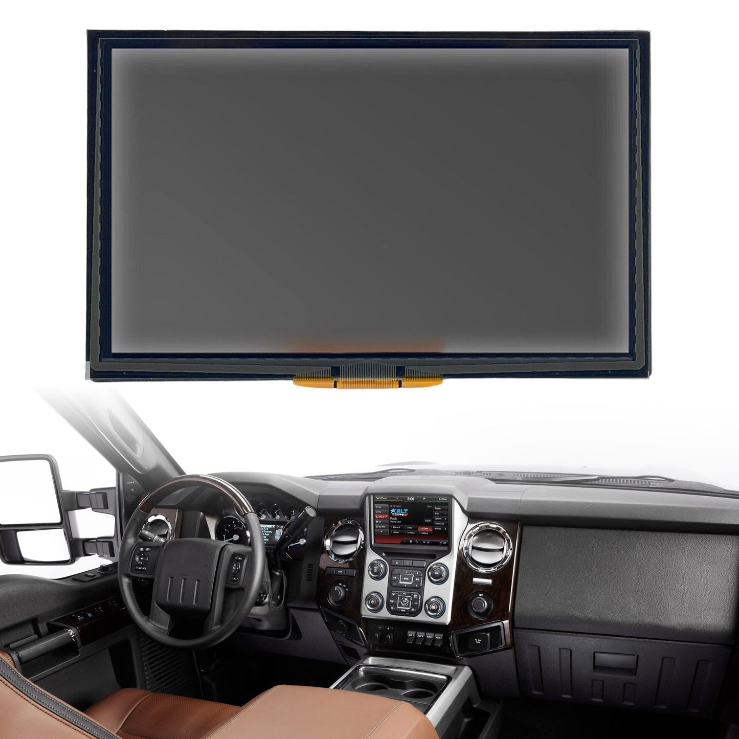 Monitor LCD y pantalla táctil de 8" para Ford Escape 2013-2018 LQ080Y5DZ07