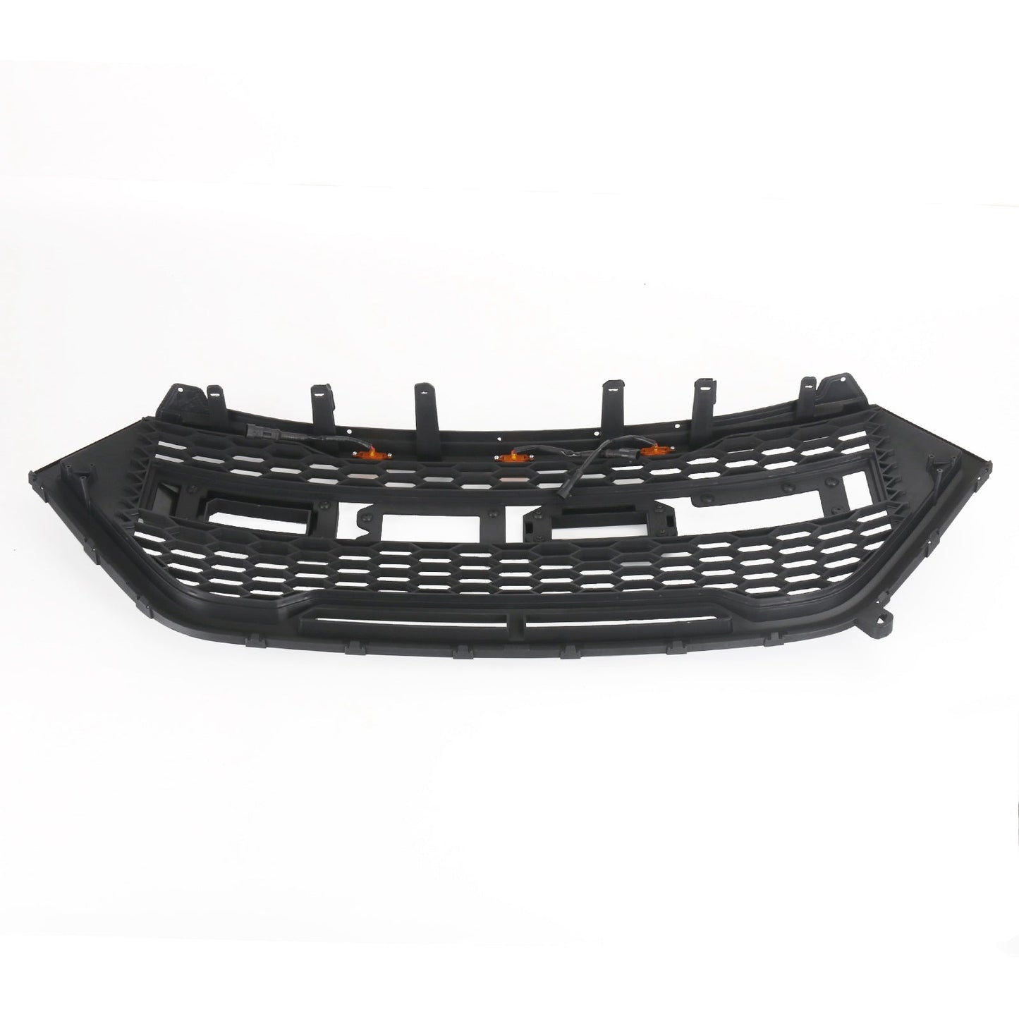 2015-2018 Ford Edge Raptor Style Front Bumper Grill Upper Black Grill