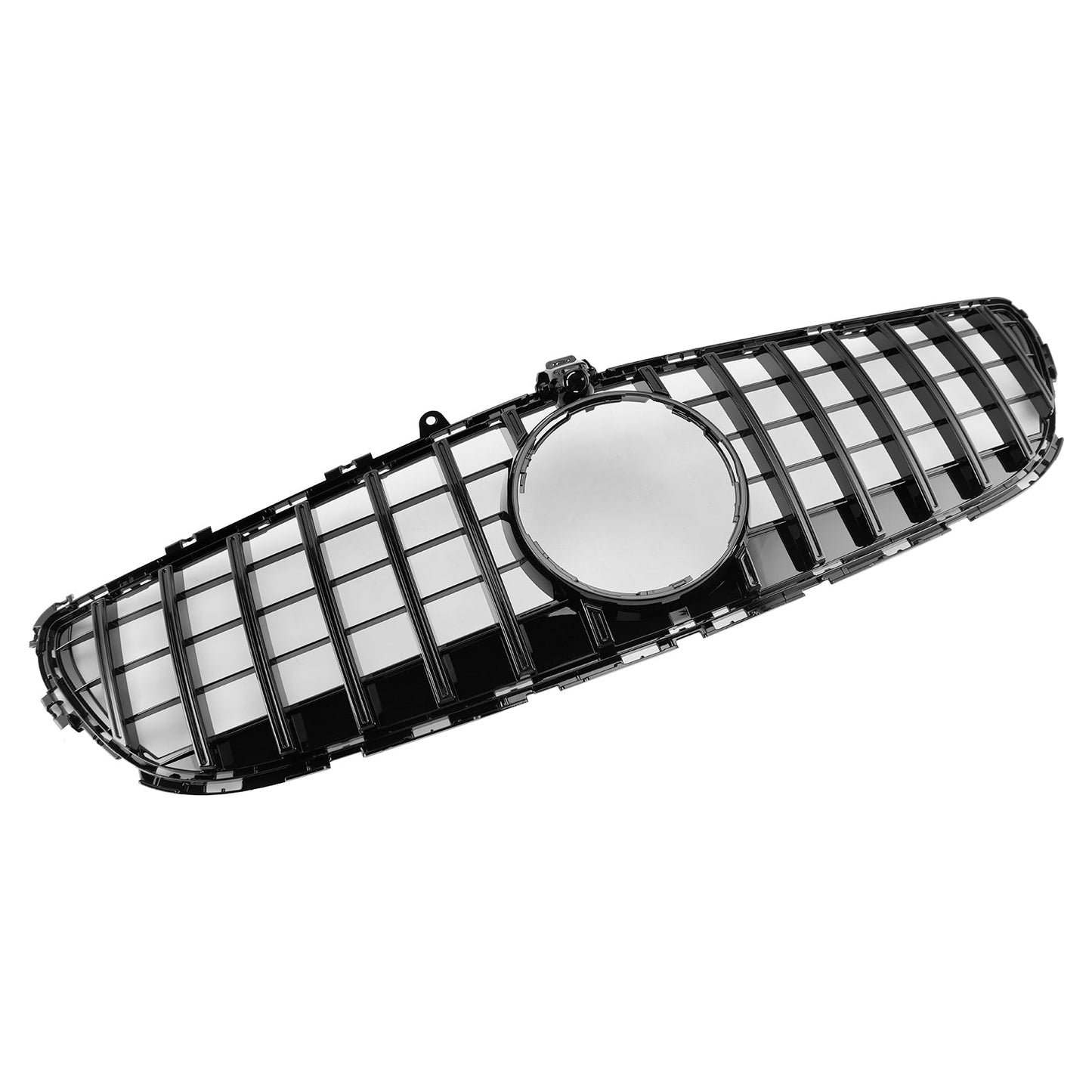 2015-2018 Mercedes Benz CLS Class W218 C218 X218 GTR Style Grill Front Bumper Glossy Black Grille