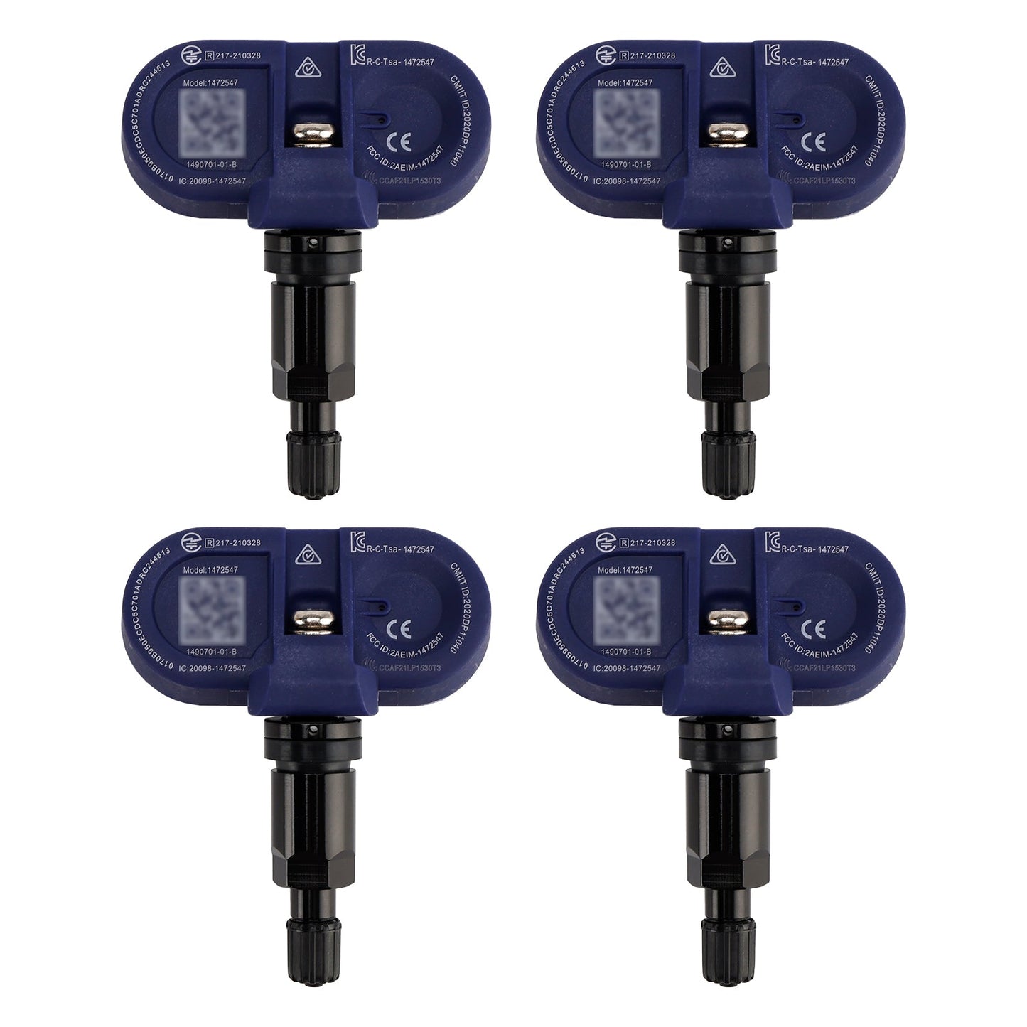 2021-2024 Tesla Model 3/S/X/Y 4Pcs Bluetooth TPMS Tire Pressure Sensor