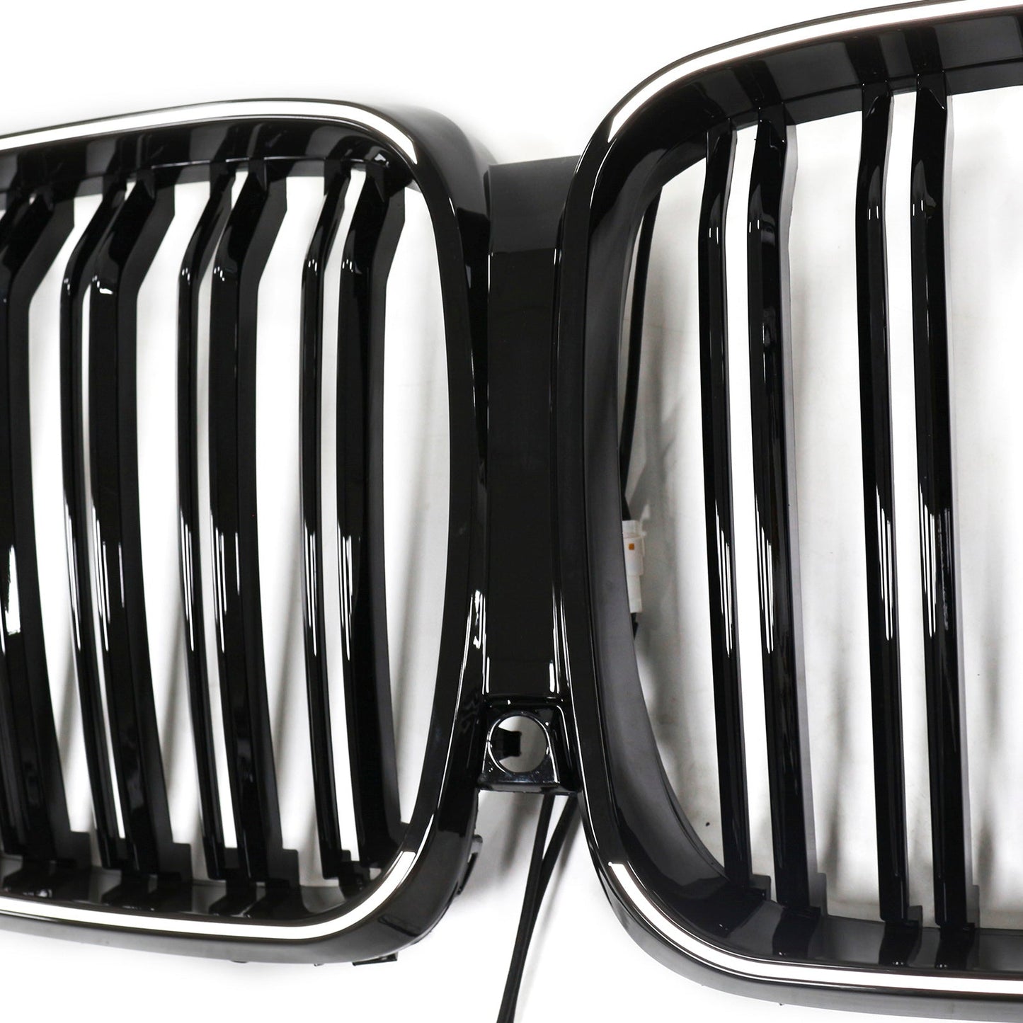 Double Slat Black Front Kidney Grille Fit BMW X5 G05 2019-2022 M-Performance