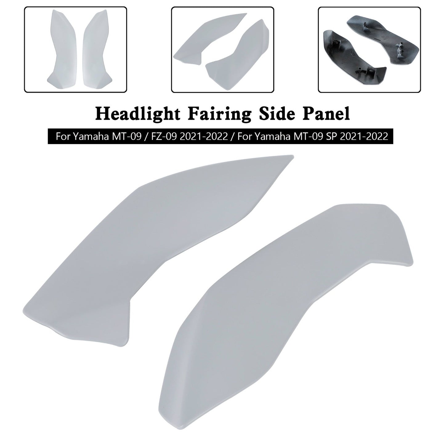 Headlight Fairing Side Panel For For Yamaha MT-09 FZ09 MT-09 SP 2021-2022