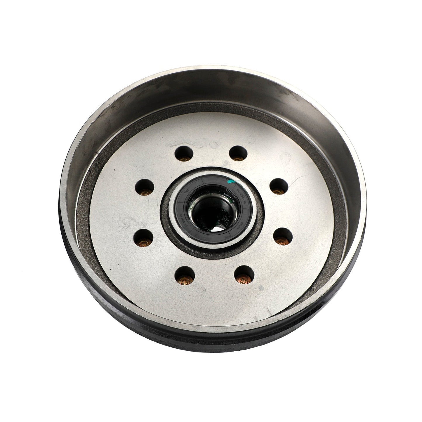 Grease Trailer Hub and Drum Assembly for 5.2K-7K Axles-12"-8 on 6.5-Pre-Greased