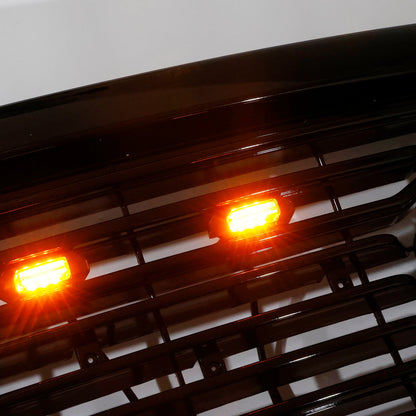 2013-2018 Dodge Ram 1500 Black Big Horn Style Front Bumper Grill Grille