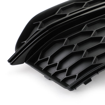 2013-2016 Audi A5 S-Line / S5 Fog Light Grille Pair Front Bumper Black Grill